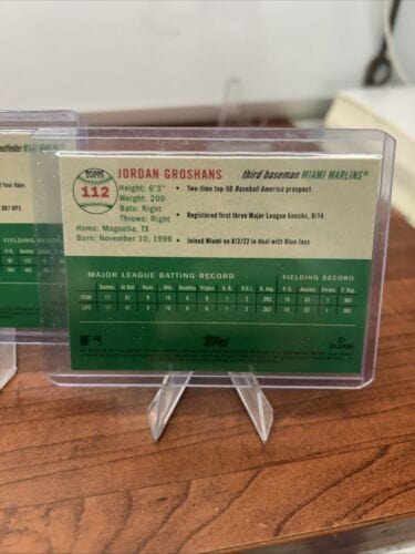 Cheap Sneaks Footwear/Sports Cards Baseball Card Miami Marlins 2023 Topps Chrome Platinum Anniversary Lot Bell, Meyer C