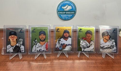 Cheap Sneaks Footwear/Sports Cards Baseball Card Miami Marlins 2023 Topps Chrome Platinum Anniversary Lot Bell, Meyer C