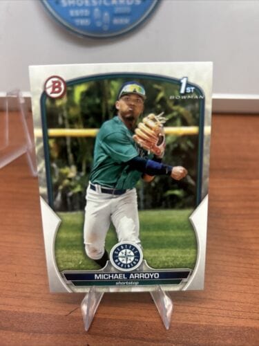 Cheap Sneaks Footwear/Sports Cards Baseball Card Michael Arroyo 2023 1st Bowman Prospects Rookie NRMT+ RC Seattle Marin