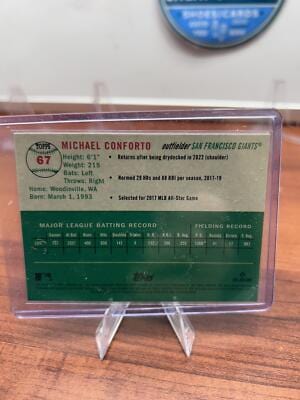 Cheap Sneaks Footwear/Sports Cards Baseball Card Michael Conforto 2023 Topps Chrome Platinum Anniversary #67 San Franci