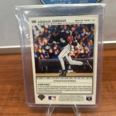 Cheap Sneaks Footwear/Sports Cards Baseball Card Michael Jordan 1995 Upper Deck Collector's Choice #500 Chicago White S