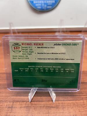 Cheap Sneaks Footwear/Sports Cards Baseball Card Michael Rucker RC 2023 Topps Chrome Platinum Anniversary #107 Chicago