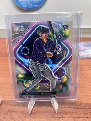 Cheap Sneaks Footwear/Sports Cards Baseball Card Michael Toglia RC 2023 Topps Cosmic Chrome #18 Colorado Rockies