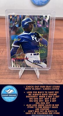 Cheap Sneaks Footwear/Sports Cards Baseball Card Michael Tucker 1995 Fleer #173 Kansas City Royals