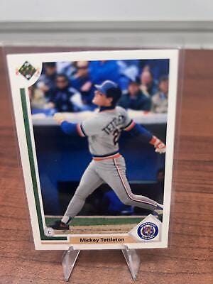 Cheap Sneaks Footwear/Sports Cards Baseball Card Mickey Tettleton 1991 Upper Deck #729 Detroit Tigers