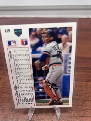 Cheap Sneaks Footwear/Sports Cards Baseball Card Mickey Tettleton 1991 Upper Deck #729 Detroit Tigers