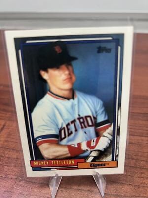 Cheap Sneaks Footwear/Sports Cards Baseball Card Mickey Tettleton 1992 Topps #29 Detroit Tigers