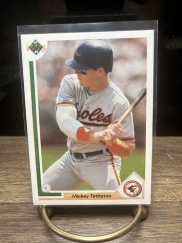 Cheap Sneaks Footwear/Sports Cards Baseball Card Mickey Tettleton 296 Upper Deck Baseball Card 1991 Baltimore Orioles