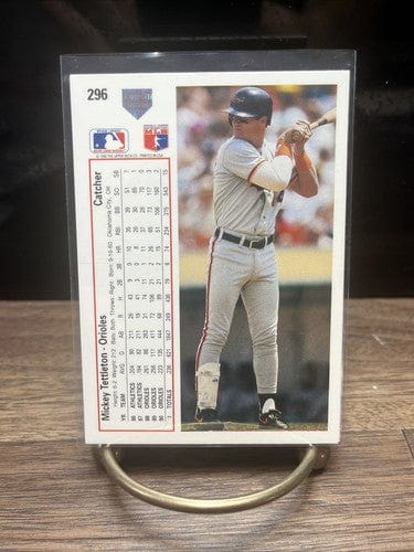 Cheap Sneaks Footwear/Sports Cards Baseball Card Mickey Tettleton 296 Upper Deck Baseball Card 1991 Baltimore Orioles