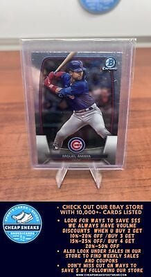 Cheap Sneaks Footwear/Sports Cards Baseball Card Miguel Amaya (RC) 2023 Bowman Chrome #56 Chicago Cubs