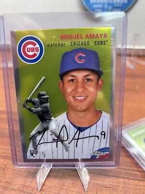 Cheap Sneaks Footwear/Sports Cards Baseball Card Miguel Amaya RC 2023 Topps Chrome Platinum Anniversary #85 Chicago Cub
