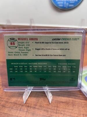 Cheap Sneaks Footwear/Sports Cards Baseball Card Miguel Amaya RC 2023 Topps Chrome Platinum Anniversary #85 Chicago Cub