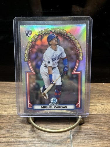 Cheap Sneaks Footwear/Sports Cards Baseball Card Miguel Vargas RC 2023 Bowman  ROY Favorites Los Angeles Dodgers #ROYF-