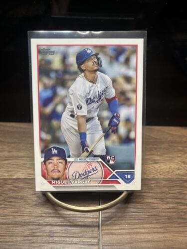 Cheap Sneaks Footwear/Sports Cards Baseball Card MIGUEL VARGAS RC 2023 TOPPS SERIES 1 LOS ANGELES DODGERS ROOKIE #163