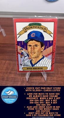 Cheap Sneaks Footwear/Sports Cards Baseball Card Mike Bielecki 1990 Donruss #9 Chicago Cubs