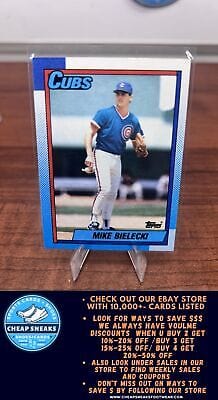 Cheap Sneaks Footwear/Sports Cards Baseball Card Mike Bielecki 1990 Topps #114 Chicago Cubs