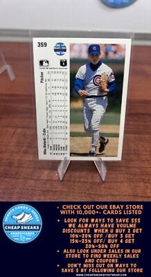 Cheap Sneaks Footwear/Sports Cards Baseball Card Mike Bielecki 1990 Upper Deck #359 Chicago Cubs