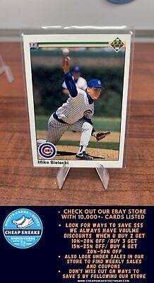 Cheap Sneaks Footwear/Sports Cards Baseball Card Mike Bielecki 1990 Upper Deck #359 Chicago Cubs
