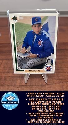 Cheap Sneaks Footwear/Sports Cards Baseball Card Mike Bielecki 1991 Upper Deck #597 Chicago Cubs