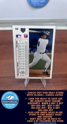 Cheap Sneaks Footwear/Sports Cards Baseball Card Mike Blowers 1991 Upper Deck #730 New York Yankees