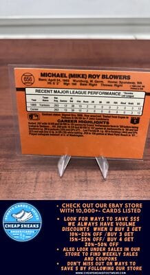 Cheap Sneaks Footwear/Sports Cards Baseball Card Mike Blowers RC 1990 Donruss #656 New York Yankees
