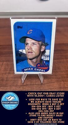 Cheap Sneaks Footwear/Sports Cards Baseball Card Mike Capel 1989 Topps #767 Chicago Cubs