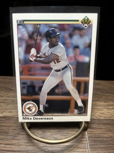 Cheap Sneaks Footwear/Sports Cards Baseball Card Mike Devereaux 1990 Upper Deck   #681  Baltimore Orioles