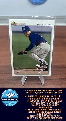 Cheap Sneaks Footwear/Sports Cards Baseball Card Mike Gallego 1992 Upper Deck #750 New York Yankees