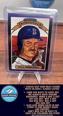 Cheap Sneaks Footwear/Sports Cards Baseball Card Mike Greenwell 1989 Donruss #1 Boston Red Sox