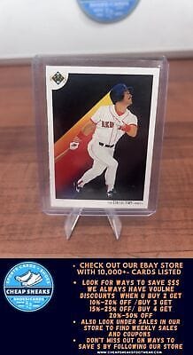 Cheap Sneaks Footwear/Sports Cards Baseball Card Mike Greenwell 1991 Upper Deck #43b Boston Red Sox