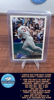 Cheap Sneaks Footwear/Sports Cards Baseball Card Mike Greenwell 1996 Topps #143 Boston Red Sox