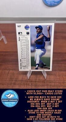 Cheap Sneaks Footwear/Sports Cards Baseball Card Mike Harkey 1990 Upper Deck #107b Chicago Cubs