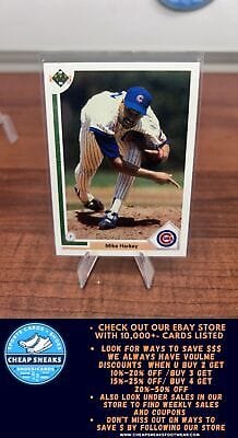 Cheap Sneaks Footwear/Sports Cards Baseball Card Mike Harkey 1991 Upper Deck #475b Chicago Cubs
