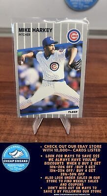 Cheap Sneaks Footwear/Sports Cards Baseball Card Mike Harkey (RC) 1989 Fleer #427 Chicago Cubs