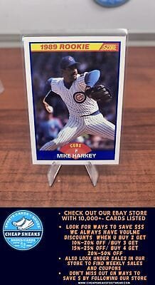 Cheap Sneaks Footwear/Sports Cards Baseball Card Mike Harkey (RC) 1989 Score #624 Chicago Cubs
