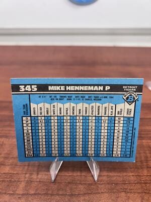 Cheap Sneaks Footwear/Sports Cards Baseball Card Mike Henneman 1990 Bowman #345 Detroit Tigers