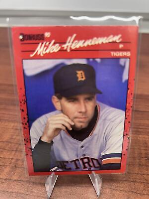 Cheap Sneaks Footwear/Sports Cards Baseball Card Mike Henneman 1990 Donruss #296b Detroit Tigers
