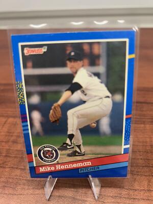Cheap Sneaks Footwear/Sports Cards Baseball Card Mike Henneman 1991 Donruss #76b Detroit Tigers