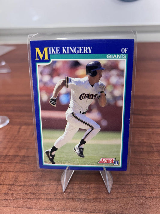 Cheap Sneaks Footwear/Sports Cards Baseball Card Mike Kingery 1991 Score #547 San Francisco Giants