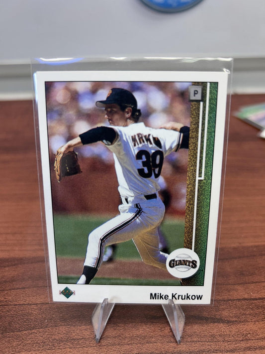 Cheap Sneaks Footwear/Sports Cards Baseball Card Mike Krukow 1989 Upper Deck #46 San Francisco Giants