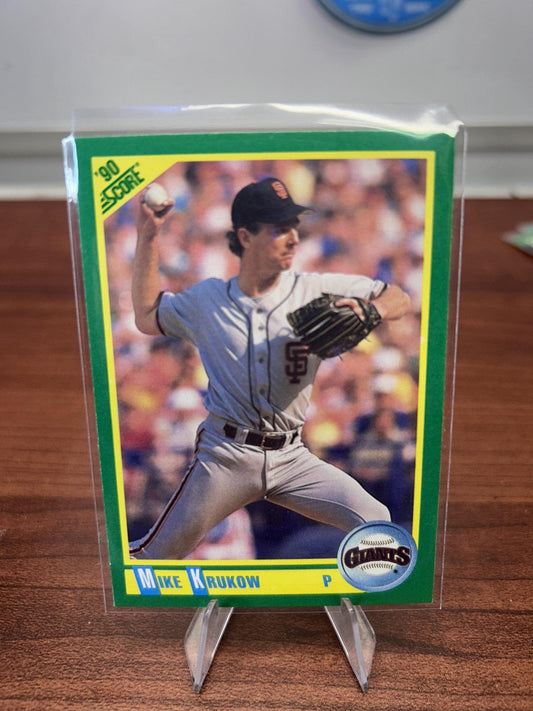 Cheap Sneaks Footwear/Sports Cards Baseball Card Mike Krukow 1990 Score #215 San Francisco Giants