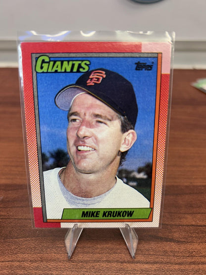 Cheap Sneaks Footwear/Sports Cards Baseball Card Mike Krukow 1990 Topps Collector's Edition (Tiffany) #241 San Francisc