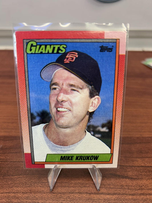 Cheap Sneaks Footwear/Sports Cards Baseball Card Mike Krukow 1990 Topps Collector's Edition (Tiffany) #241 San Francisc