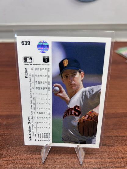 Cheap Sneaks Footwear/Sports Cards Baseball Card Mike Krukow 1990 Upper Deck #639 San Francisco Giants