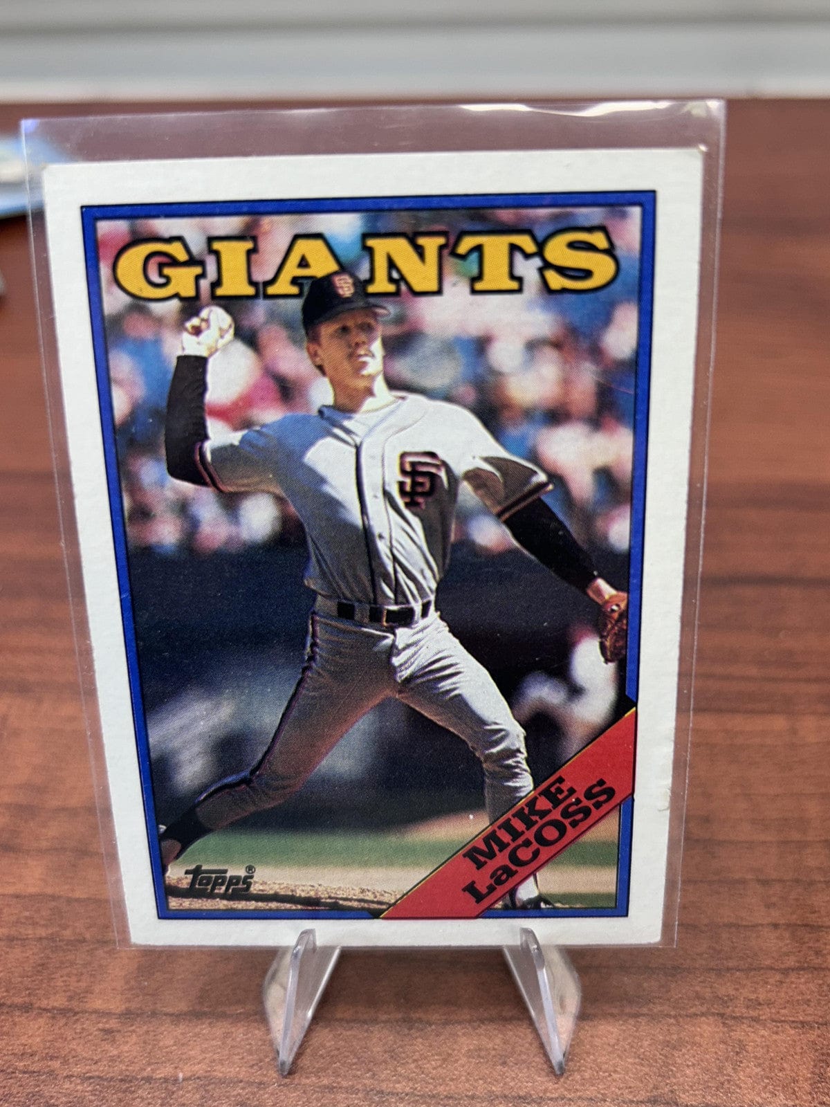 Cheap Sneaks Footwear/Sports Cards Baseball Card Mike LaCoss 1988 Topps #754 San Francisco Giants