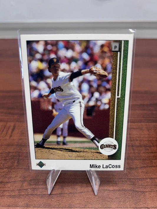 Cheap Sneaks Footwear/Sports Cards Baseball Card Mike LaCoss 1989 Upper Deck #48 San Francisco Giants