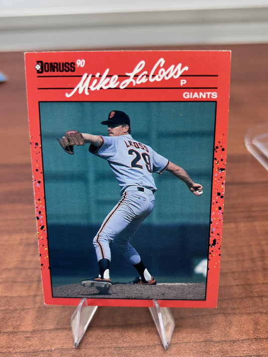 Cheap Sneaks Footwear/Sports Cards Baseball Card Mike LaCoss 1990 Donruss #652 San Francisco Giants