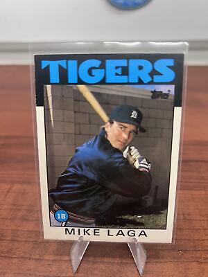 Cheap Sneaks Footwear/Sports Cards Baseball Card Mike Laga 1986 Topps Traded #59T Detroit Tigers
