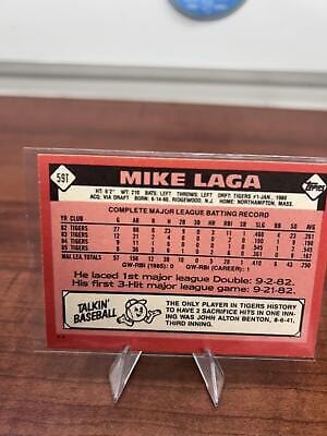 Cheap Sneaks Footwear/Sports Cards Baseball Card Mike Laga 1986 Topps Traded #59T Detroit Tigers