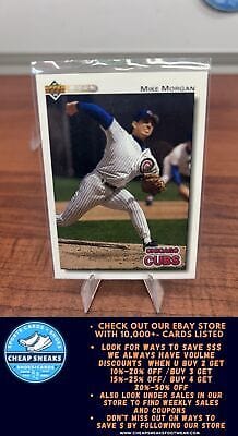 Cheap Sneaks Footwear/Sports Cards Baseball Card Mike Morgan 1992 Upper Deck #703 Chicago Cubs